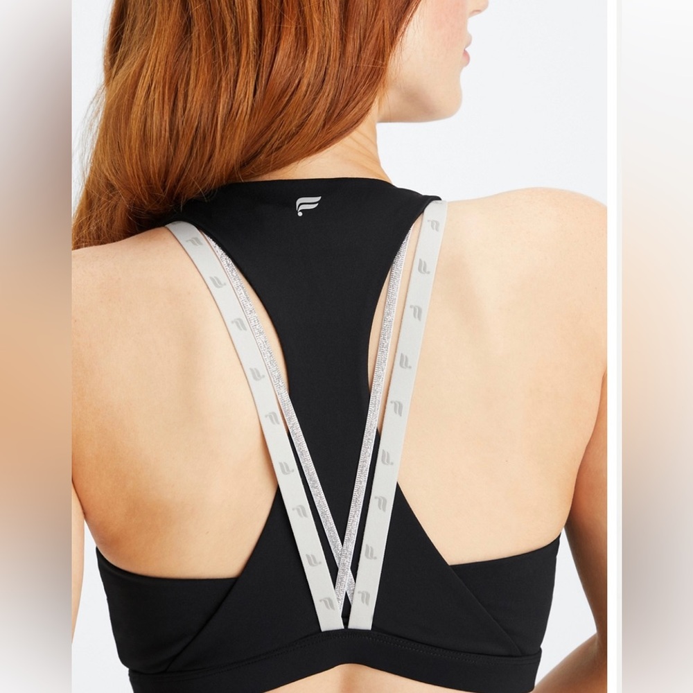 Fabletics black sports bra